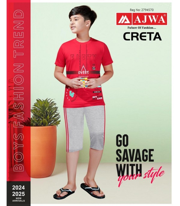 Creta Boys Full Pant Set 06